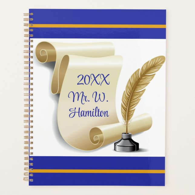 Vintage Yearly  Planner (Front)