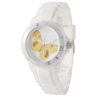 Vintage Yellow Butterfly - Fine Art Watch