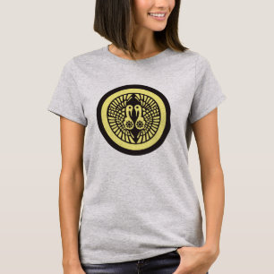 Vintage Yellow Grey Ikko Ikki Japan Mon Oriental T-Shirt