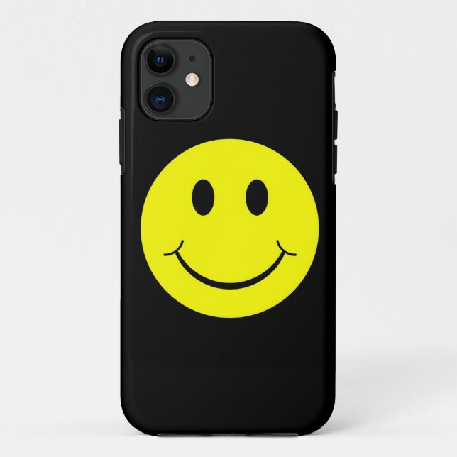 Vintage Yellow Happy Face iPhone 5 Case (Back)