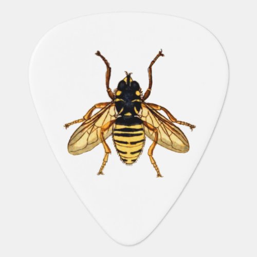 Vintage Yellow Honey Bee Guitar Pick