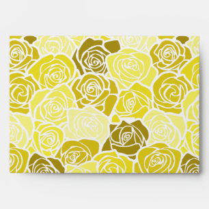 Vintage yellow roses Envelope
