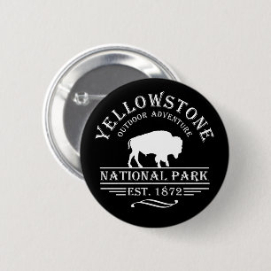 Vintage Yellowstone National Park Button