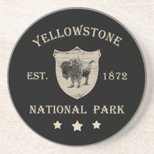 Vintage Yellowstone National Park Coaster