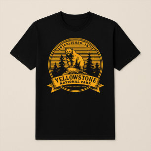 Vintage Yellowstone National Park Grizzly Bear T-Shirt