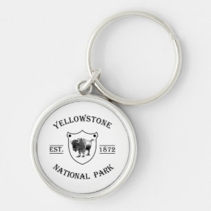 Vintage Yellowstone National Park Keychain