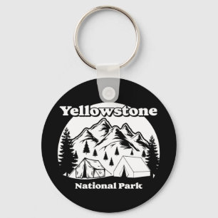 Vintage Yellowstone National Park Keychain