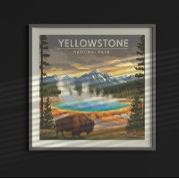 Vintage Yellowstone National Park