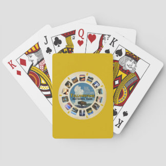VINTAGE YELLOWSTONE NATIONAL PARK SOUVENIR POKER CARDS
