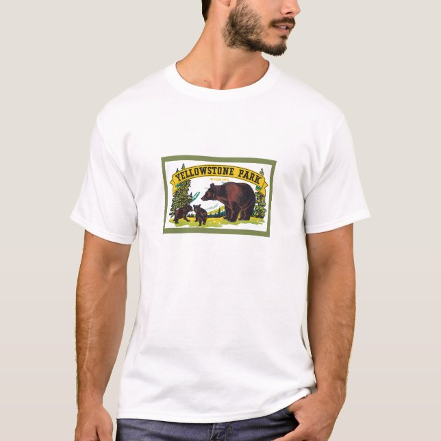 Vintage Yellowstone Park T-Shirt (Front)