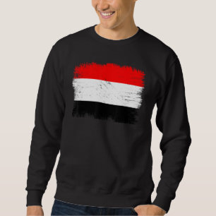 Vintage Yemen Flag Yemeni Independence Day Sweatshirt