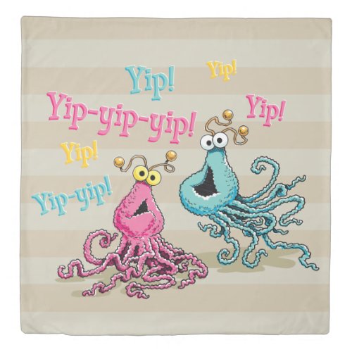 Vintage Yip_Yips Duvet Cover