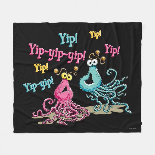 Vintage Yip_Yips Fleece Blanket