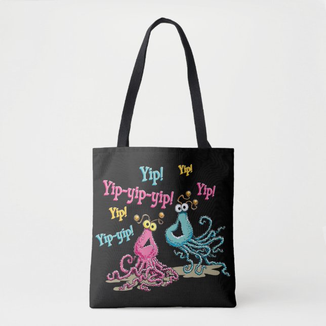 Vintage Yip-Yips Tote Bag (Front)