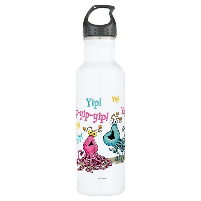 Vintage Yip-Yips Water Bottle (Front)
