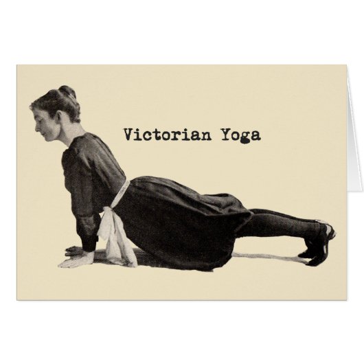 Vintage Yoga Woman Up Dog Antique (Front Horizontal)