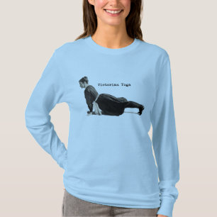 Vintage Yoga Woman Up Dog Antique T-Shirt