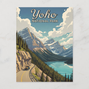 Vintage Yoho National Park Canada Postcard