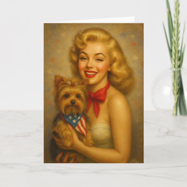 Vintage Yorkie Card (Front)