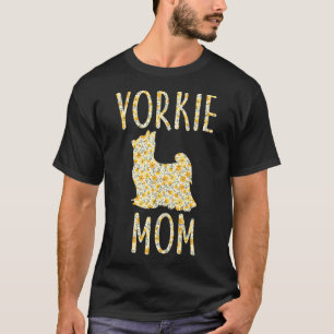 Vintage Yorkshire Terrier Mom Gift Dog Owner Yorki T-Shirt
