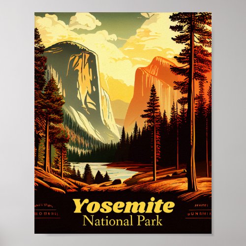 Vintage Yosemite National Park