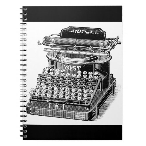 Vintage Yost No 4 Typewriter Notebook