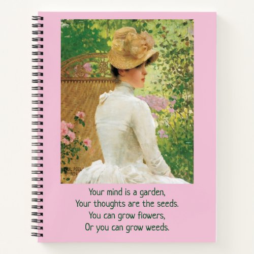 Vintage _ Your Mind is a Garden Notebook