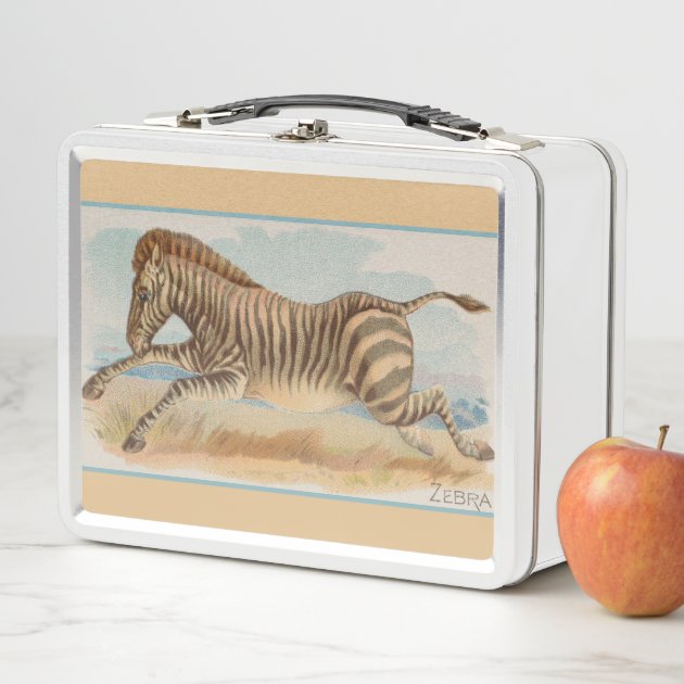 zebra lunch bag