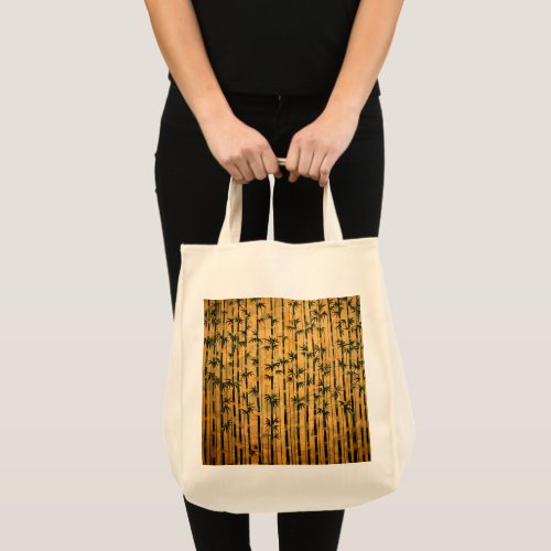 Vintage Zen Forest Bamboo  Tote Bag