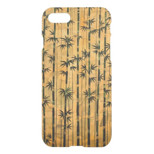 Vintage Zen Forest Bamboo  iPhone SE87 Case