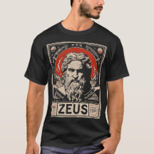 Vintage Zeus Portrait | Greek Wisdom God Art