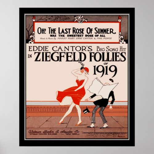 Vintage Ziegfield Follies of 1919 Poster