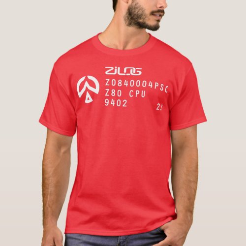 Vintage Zilog Z80 Microprocessor Markings 1 T_Shirt