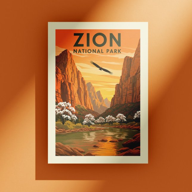 Vintage Zion National Park Postcard (Creator Uploaded)