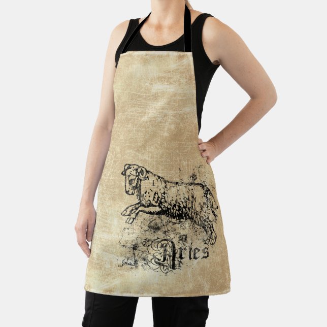 Vintage Zodiac Aries Apron (Insitu)