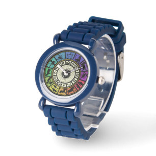 Vintage Zodiac Wheel Watch