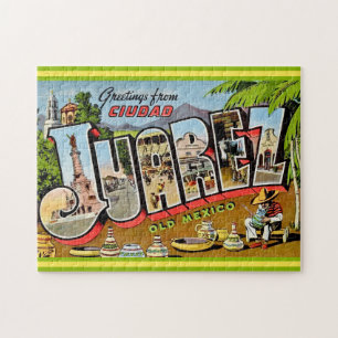 VintageJuarez Mexico 11x14 Jigsaw Puzzle