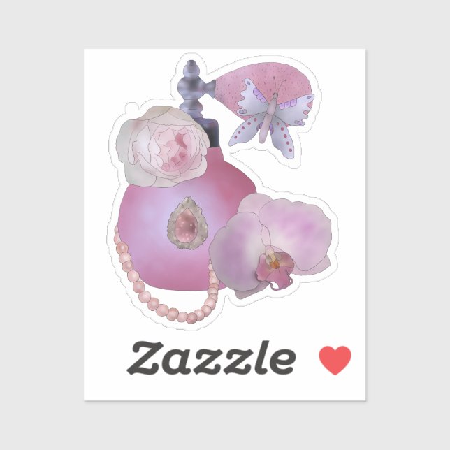 Vintager perfume sticker (Sheet)