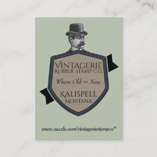 Vintagerie Rubber Stamp Co. Business Cards