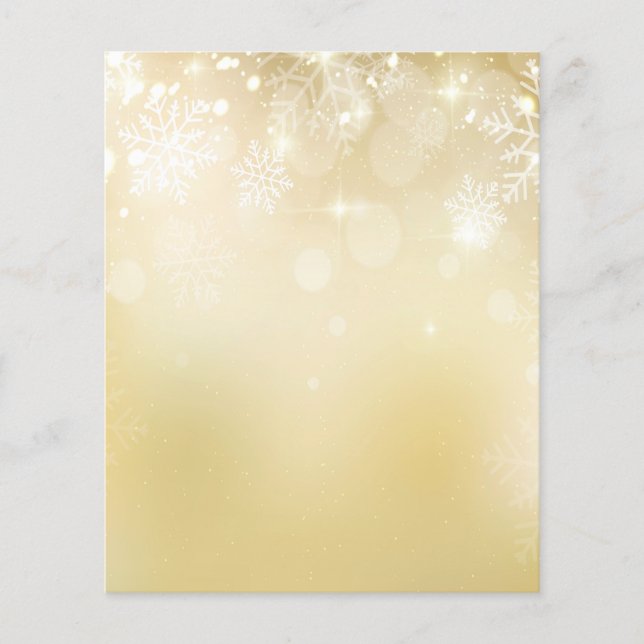 Vinter Holidays Christmas personalized flyer (Front)