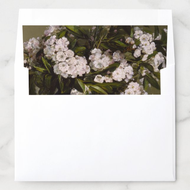 Vintge, pink floral, wedding  envelope liner (In Envelope)