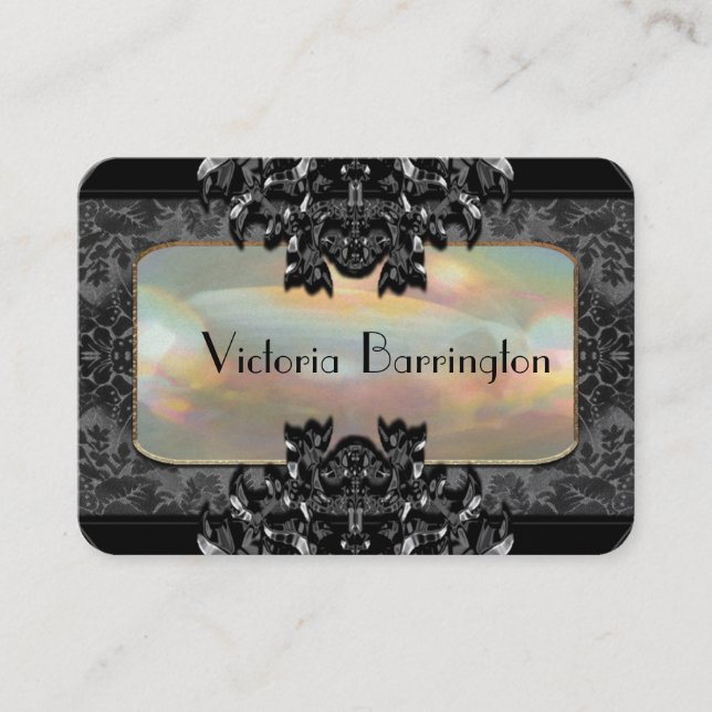 Vinya Goth Round Edge Business Card (Front)