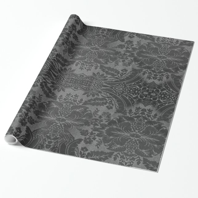 Vinya Goth Vintage Baroque Wrapping Paper (Unrolled)