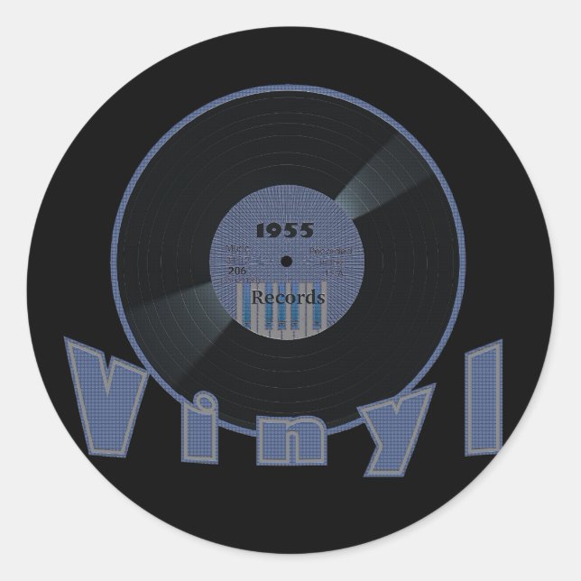 VINYL 33 RPM Record 1955 Label (Front)