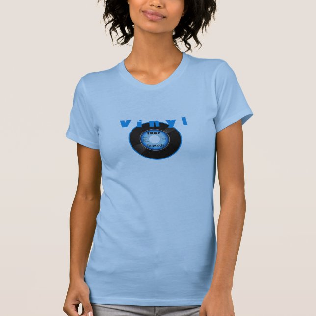 Vinyl 45 Record 1967 Blue T-Shirt (Front)