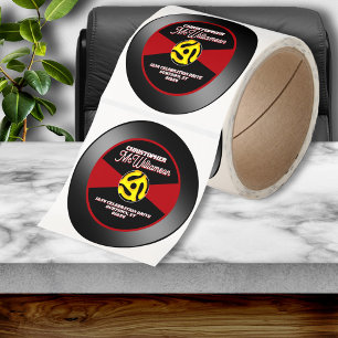 Vinyl 45 Record Label Individual Personalized