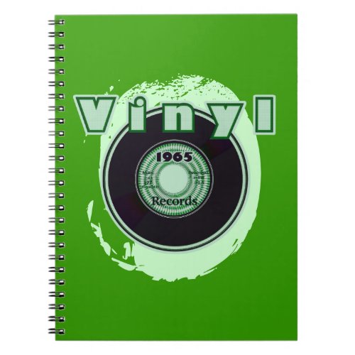 VINYL 45 RPM Record 1965 2 Notebook