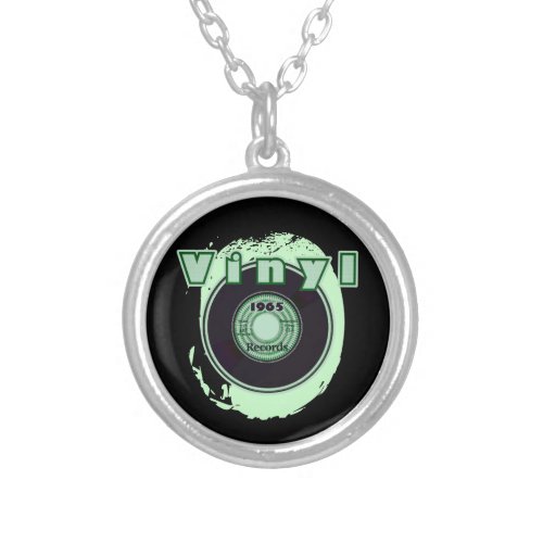 VINYL 45 RPM Record 1965 Silver Plated Necklace