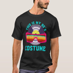 Vinyl 90s Costume Retro Sunglasses 1990s Generatio T-Shirt