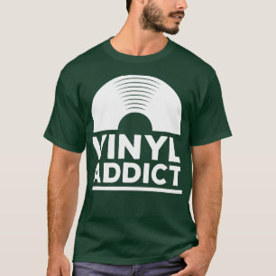 Vinyl Addict Tee Retro Old School Music